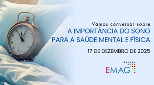 Vamos Conversar sobre a Importância do Sono para a Saúde Mental e Física // Data de realização: 17 de dezembro de 2025 Horário: das 10h30 às 12h